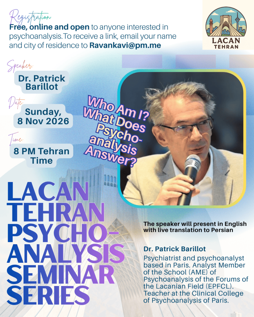Lacan Tehran psychoanalysis IF-EPFCL 